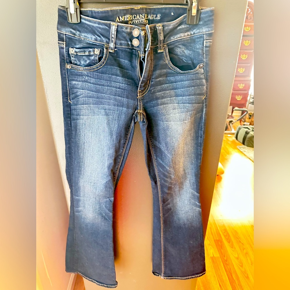 American Eagle artist flare jeans